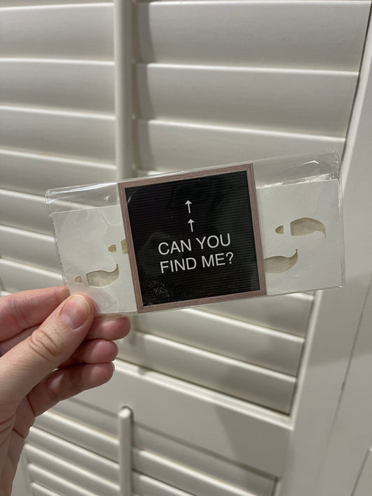 Elf Snow Shoe Stencil